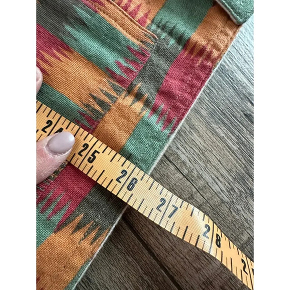 Vintage Now Southwestern Aztec Button Front Vest Size Large - Picture 5 of 7